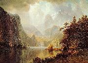 Albert Bierstadt In_the_Mountains France oil painting artist